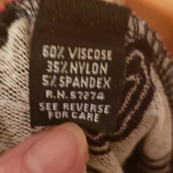 Abstract Top with Ruffle - Picture 6 of 6